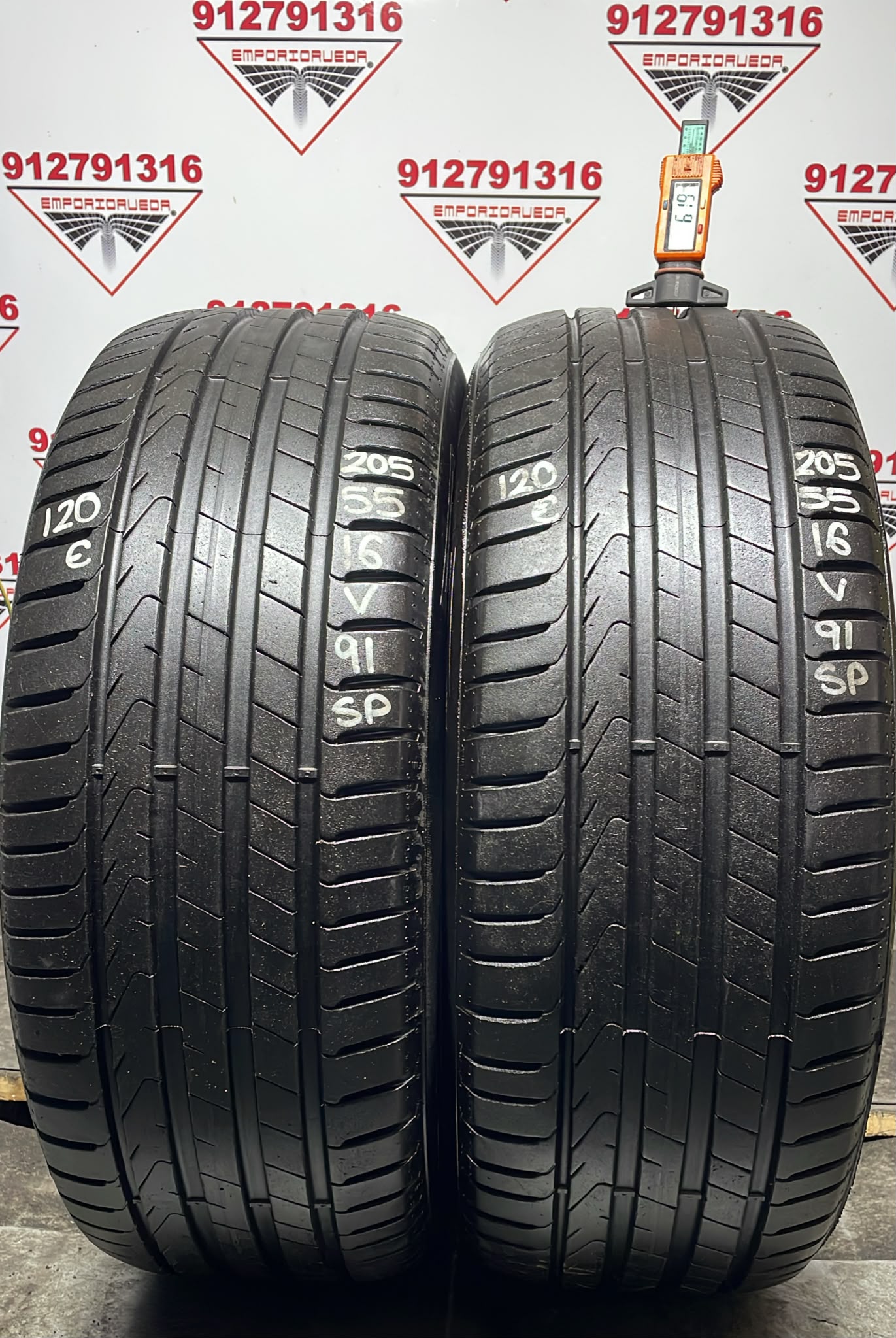 PIRELLI CINTURATO P7 USADO  205/55 R16 91 V
